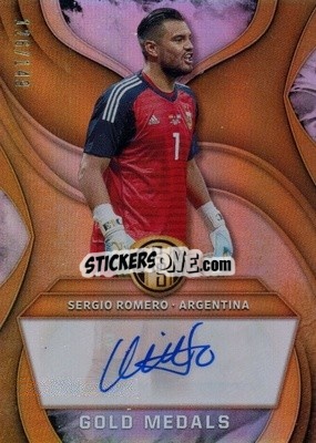 Sticker Sergio Romero - Gold Standard Soccer 2019-2020 n. GM-SR - Panini