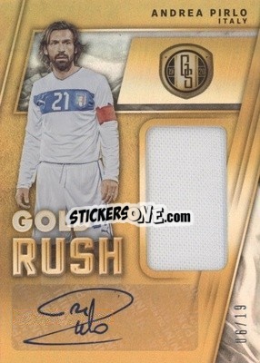 Sticker Andrea Pirlo - Gold Standard Soccer 2019-2020 n. GR-AP - Panini