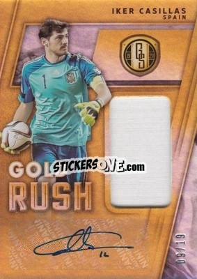 Sticker Iker Casillas - Gold Standard Soccer 2019-2020 n. GR-IC - Panini