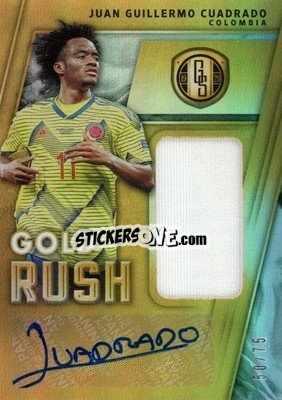 Sticker Juan Guillermo Cuadrado - Gold Standard Soccer 2019-2020 n. GR-JGC - Panini