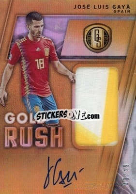 Sticker Jose Luis Gaya - Gold Standard Soccer 2019-2020 n. GR-JLG - Panini