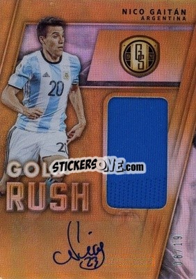 Sticker Nico Gaitan - Gold Standard Soccer 2019-2020 n. GR-NG - Panini