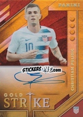 Sticker Christian Pulisic - Gold Standard Soccer 2019-2020 n. GS-CP - Panini