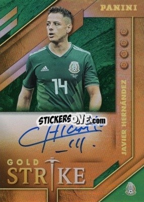 Sticker Javier Hernandez - Gold Standard Soccer 2019-2020 n. GS-JH - Panini