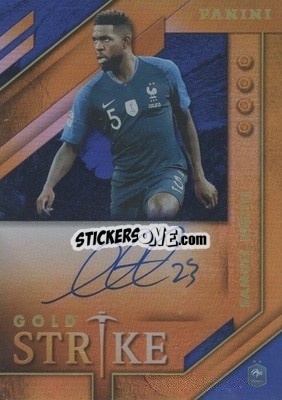 Sticker Samuel Umtiti - Gold Standard Soccer 2019-2020 n. GS-SU - Panini