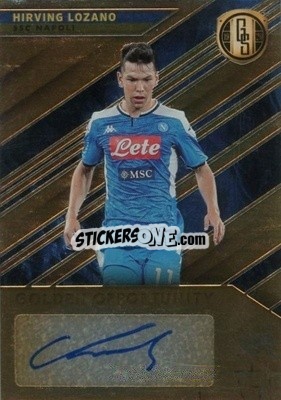 Sticker Hirving Lozano - Gold Standard Soccer 2019-2020 n. GO-HL - Panini