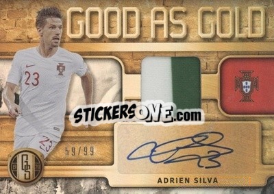 Sticker Adrien Silva - Gold Standard Soccer 2019-2020 - Panini