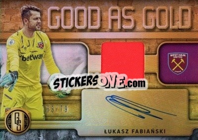 Sticker Lukasz Fabianski - Gold Standard Soccer 2019-2020 - Panini