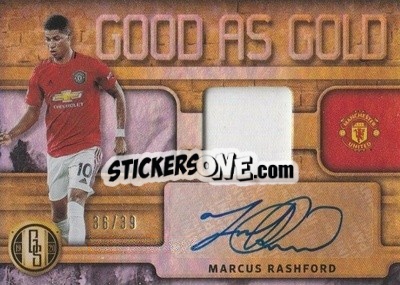 Sticker Marcus Rashford - Gold Standard Soccer 2019-2020 n. GAG-MR - Panini