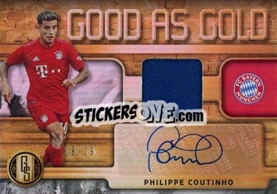 Sticker Philippe Coutinho - Gold Standard Soccer 2019-2020 - Panini