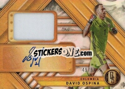 Sticker David Ospina - Gold Standard Soccer 2019-2020 n. JA-DO - Panini