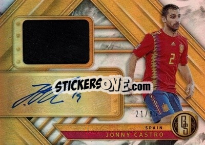 Sticker Jonny Castro Otto - Gold Standard Soccer 2019-2020 n. JA-JC - Panini