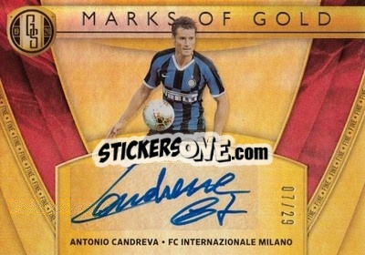 Sticker Antonio Candreva - Gold Standard Soccer 2019-2020 - Panini