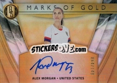 Sticker Alex Morgan - Gold Standard Soccer 2019-2020 n. MG-AM - Panini
