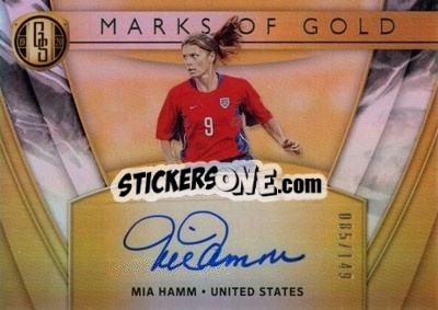 Sticker Mia Hamm - Gold Standard Soccer 2019-2020 n. MG-MH - Panini
