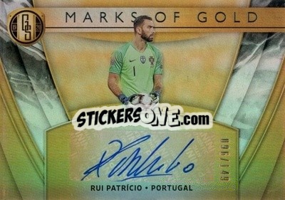 Sticker Rui Patricio - Gold Standard Soccer 2019-2020 n. MG-RP - Panini