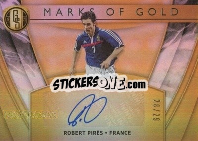 Sticker Robert Pires - Gold Standard Soccer 2019-2020 n. MG-RPI - Panini