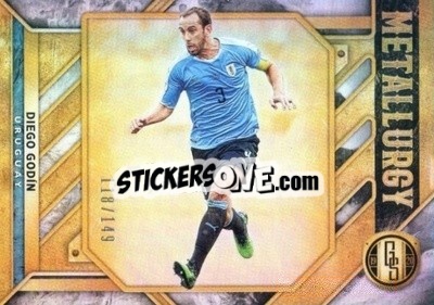 Sticker Diego Godin - Gold Standard Soccer 2019-2020 n. M-DG - Panini