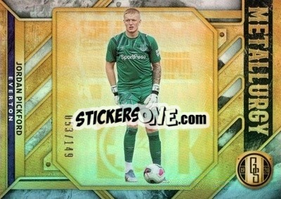 Sticker Jordan Pickford - Gold Standard Soccer 2019-2020 n. M-JP - Panini
