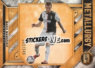 Sticker Mario Mandzukic - Gold Standard Soccer 2019-2020 n. M-MM - Panini