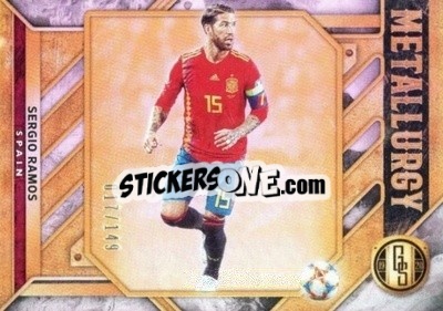 Sticker Sergio Ramos - Gold Standard Soccer 2019-2020 - Panini
