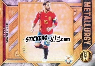 Sticker Sergio Ramos - Gold Standard Soccer 2019-2020 n. M-SR - Panini