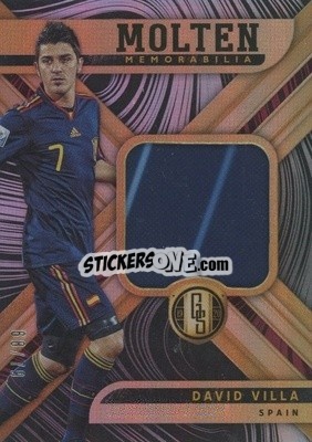 Sticker David Villa - Gold Standard Soccer 2019-2020 n. MM-DV - Panini