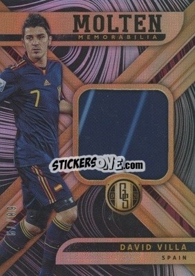 Sticker David Villa - Gold Standard Soccer 2019-2020 - Panini