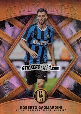 Sticker Roberto Gagliardini - Gold Standard Soccer 2019-2020 n. NM-RG - Panini