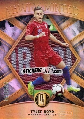 Sticker Tyler Boyd - Gold Standard Soccer 2019-2020 n. NM-TB - Panini