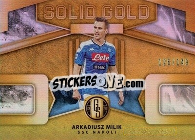 Sticker Arkadiusz Milik - Gold Standard Soccer 2019-2020 - Panini