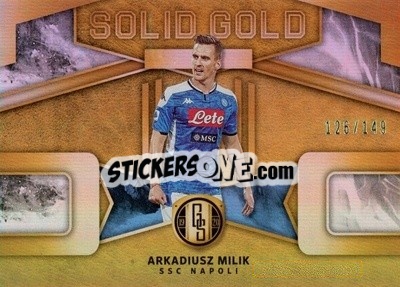 Sticker Arkadiusz Milik - Gold Standard Soccer 2019-2020 n. SG-AM - Panini
