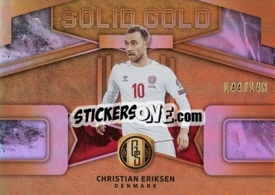 Sticker Christian Eriksen - Gold Standard Soccer 2019-2020 - Panini