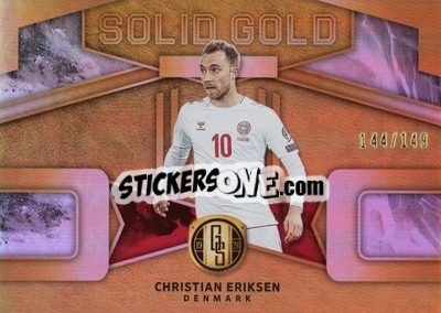Sticker Christian Eriksen - Gold Standard Soccer 2019-2020 n. SG-CE - Panini