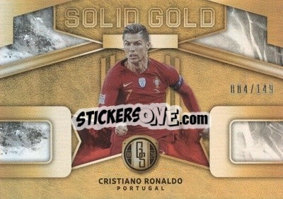 Sticker Cristiano Ronaldo - Gold Standard Soccer 2019-2020 n. SG-CR7 - Panini