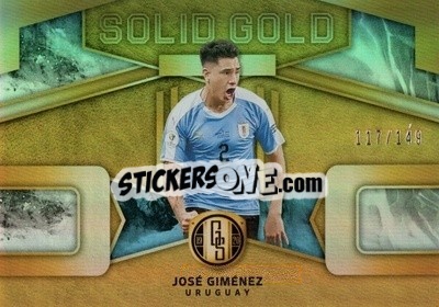 Sticker Jose Gimenez - Gold Standard Soccer 2019-2020 n. SG-JG - Panini