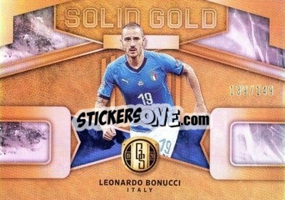 Sticker Leonardo Bonucci - Gold Standard Soccer 2019-2020 n. SG-LB - Panini
