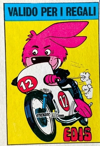 Sticker Coniglio (Moto) - Calciatori 1979-1980 n. C12 - Edis