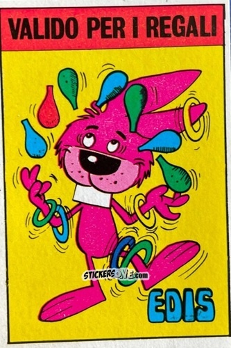 Sticker Coniglio (Giocoleria) - Calciatori 1979-1980 n. C20 - Edis