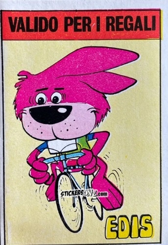 Sticker Coniglio (Ciclismo) - Calciatori 1979-1980 n. C24 - Edis