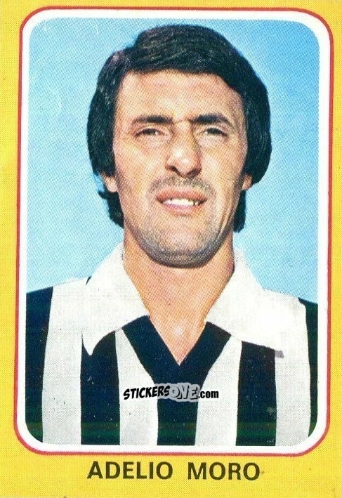Sticker Adelio Moro - Calciatori 1979-1980 n. 9 - Edis