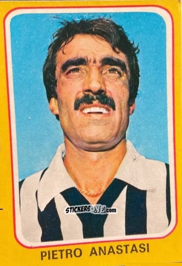 Sticker Pietro Anastasi - Calciatori 1979-1980 n. 12 - Edis