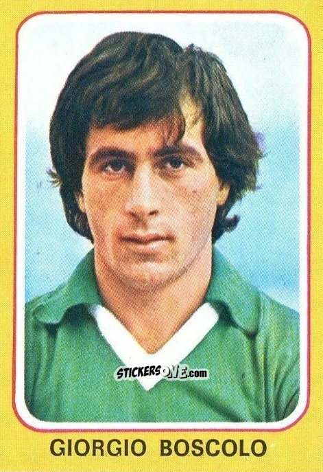 Figurina Giorgio Boscolo - Calciatori 1979-1980 n. 21 - Edis