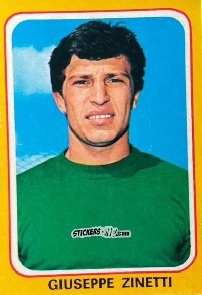 Sticker Giuseppe Zinetti - Calciatori 1979-1980 n. 34 - Edis