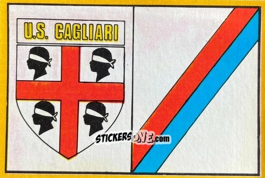 Sticker Scudetto Cagliari - Calciatori 1979-1980 n. 49 - Edis