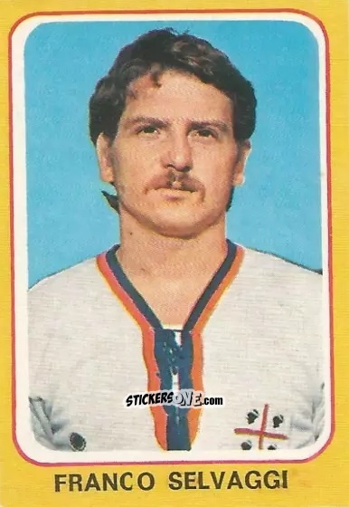 Sticker Franco Selvaggi - Calciatori 1979-1980 n. 63 - Edis