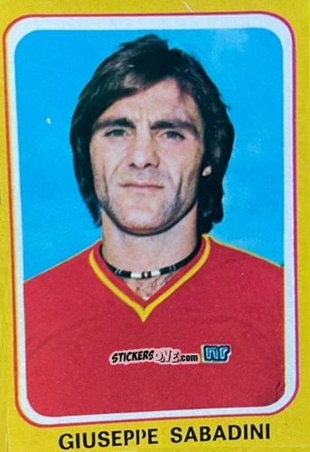 Sticker Giuseppe Sabadini - Calciatori 1979-1980 n. 67 - Edis