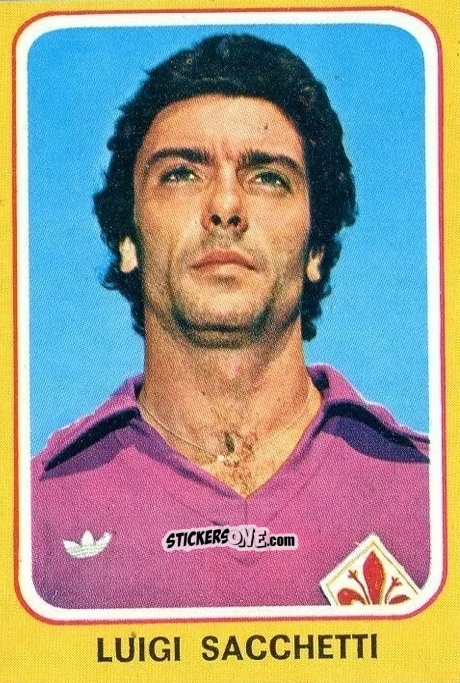 Sticker Luigi Sacchetti - Calciatori 1979-1980 n. 87 - Edis