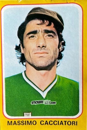 Sticker Massimo Cacciatori - Calciatori 1979-1980 n. 130 - Edis