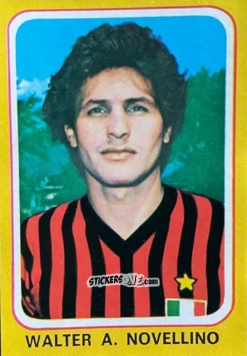 Sticker Walter A. Novellino - Calciatori 1979-1980 n. 154 - Edis
